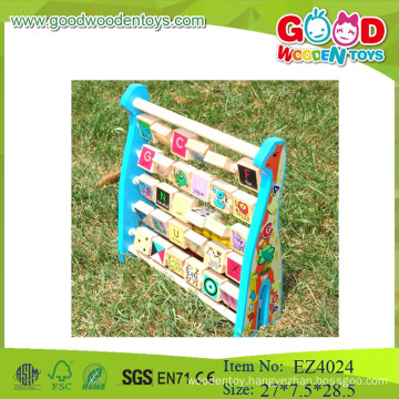 2015 new design alphabet game colorful abacus soroban calculation frame